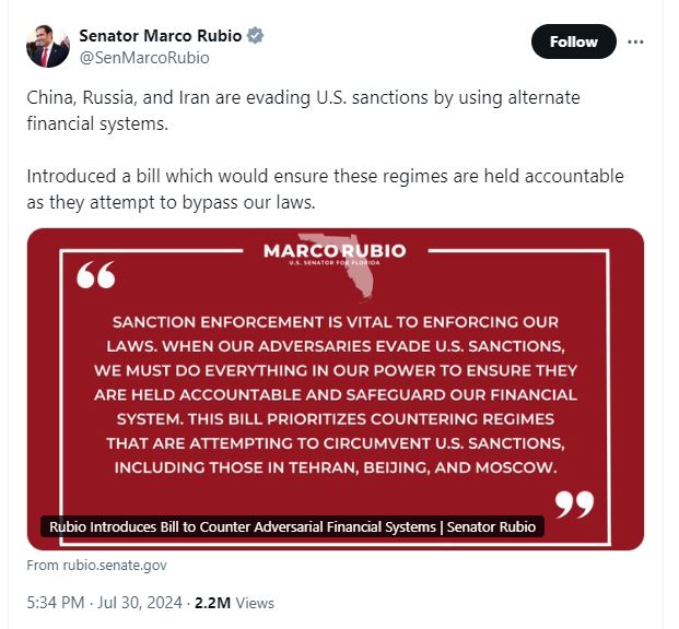 ILLEGAL UNILATERAL SANCTIONS EVASION