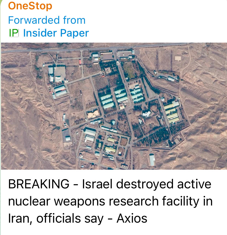 zionazi blow Iran nuclear shops